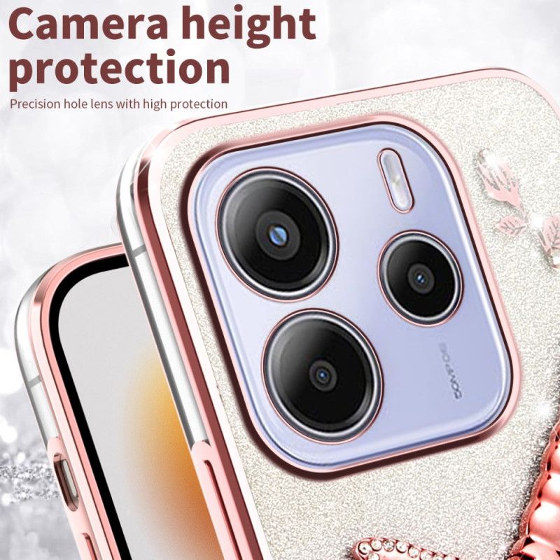 Deksel Xiaomi Redmi Note 14 4g Sommerfuglstativ Beskyttelse Deksel