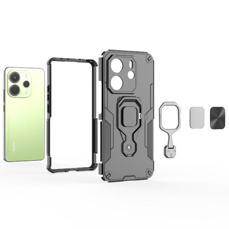 Deksel Xiaomi Redmi Note 14 4g Ultraslitesterk Med Roterende Stativ