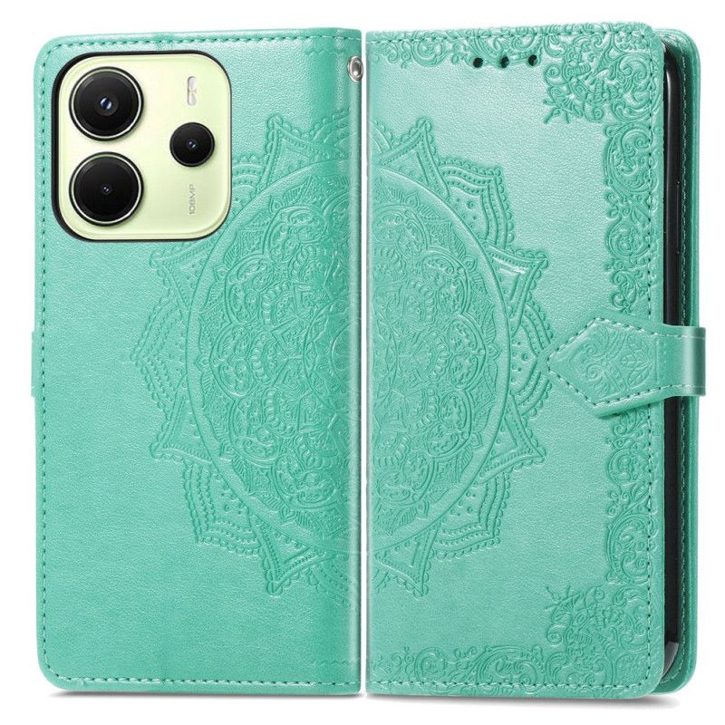 Folio Deksel Xiaomi Redmi Note 14 4g Barokk Mandala Beskyttelse Deksel