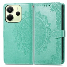 Folio Deksel Xiaomi Redmi Note 14 4g Barokk Mandala Beskyttelse Deksel