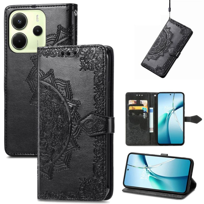 Folio Deksel Xiaomi Redmi Note 14 4g Barokk Mandala Beskyttelse Deksel