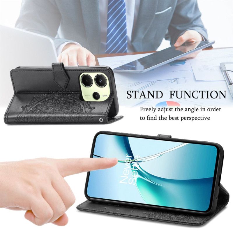 Folio Deksel Xiaomi Redmi Note 14 4g Barokk Mandala Beskyttelse Deksel