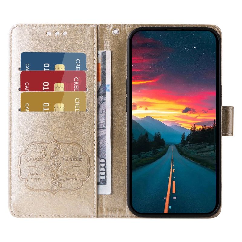 Folio Deksel Xiaomi Redmi Note 14 4g Blomster Beskyttelse Deksel