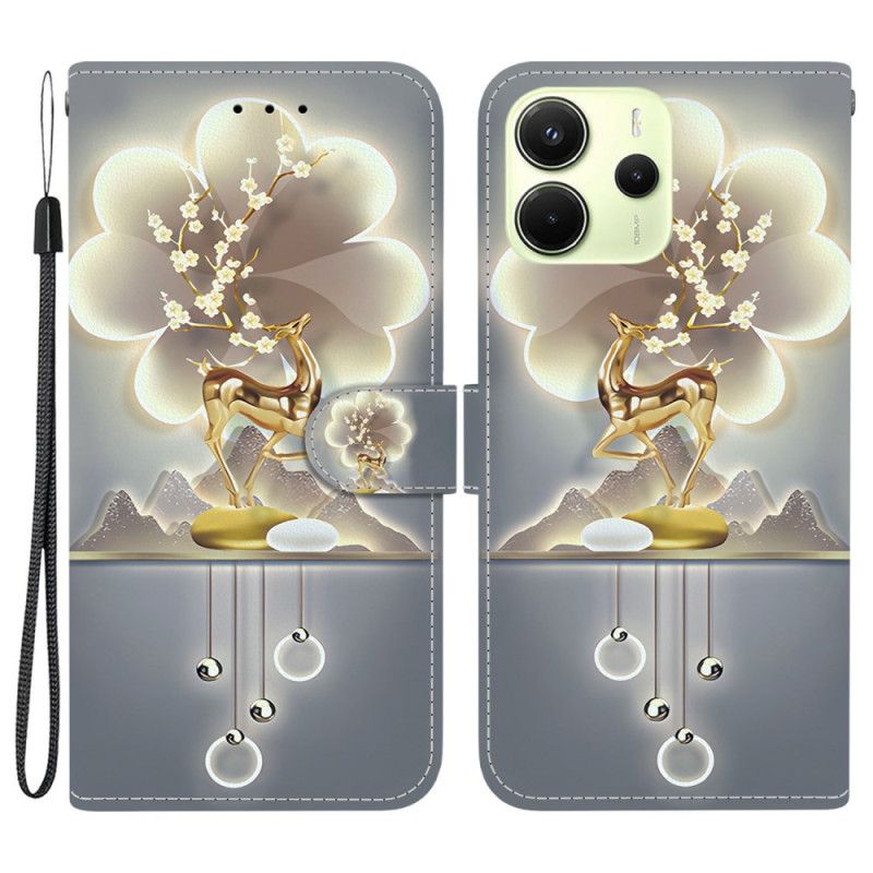 Folio Deksel Xiaomi Redmi Note 14 4g Hjort