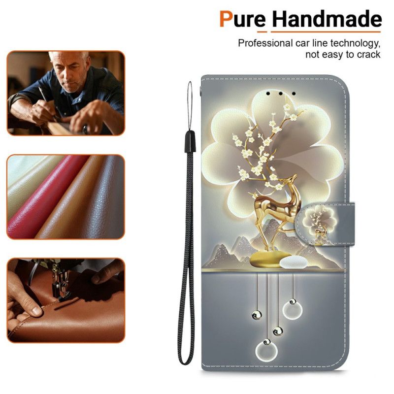 Folio Deksel Xiaomi Redmi Note 14 4g Hjort