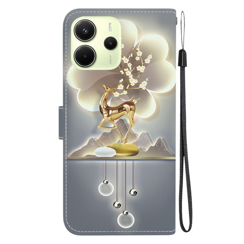 Folio Deksel Xiaomi Redmi Note 14 4g Hjort