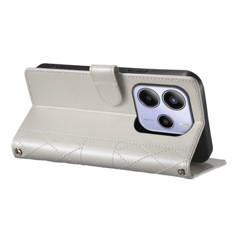 Folio Deksel Xiaomi Redmi Note 14 4g Vattert Med Stropp Og Skulderstropp