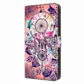 Lærdeksel Folio Deksel Xiaomi Redmi Note 14 4g Mobildeksel Drømmefangermønster