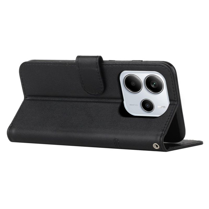 Lærdeksel Folio Deksel Xiaomi Redmi Note 14 4g Mobildeksel Forretningsstil