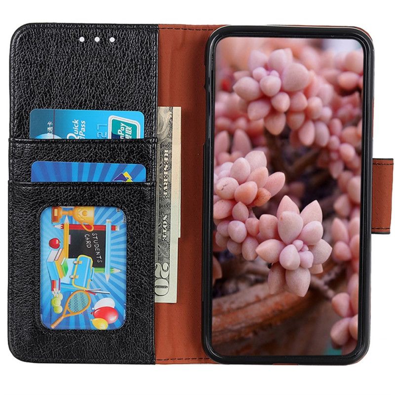 Lærdeksel Folio Deksel Xiaomi Redmi Note 14 4g Mobildeksel Nappatekstur