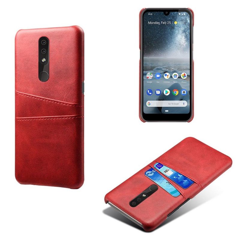 Mobildeksel Til Nokia 4.2 Melody Leather Effect Card Holder