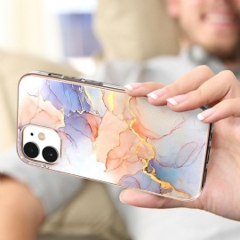Deksel Til iPhone 12 Mini Farget Marmor