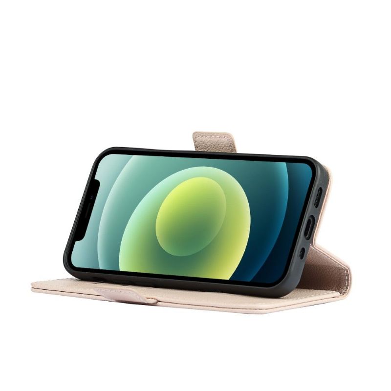 Folio Deksel Til iPhone 12 Mini Blomsterhjerte