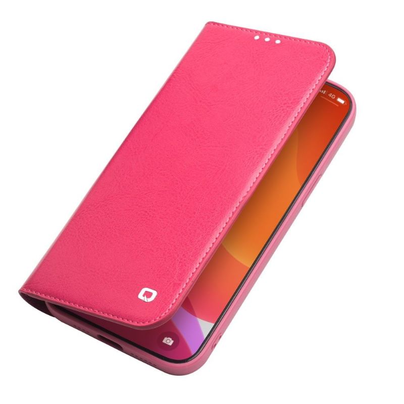 Folio Deksel Til iPhone 12 Mini Ekte Skinn