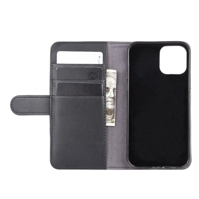 Folio Deksel Til iPhone 12 Mini Premium Skinn
