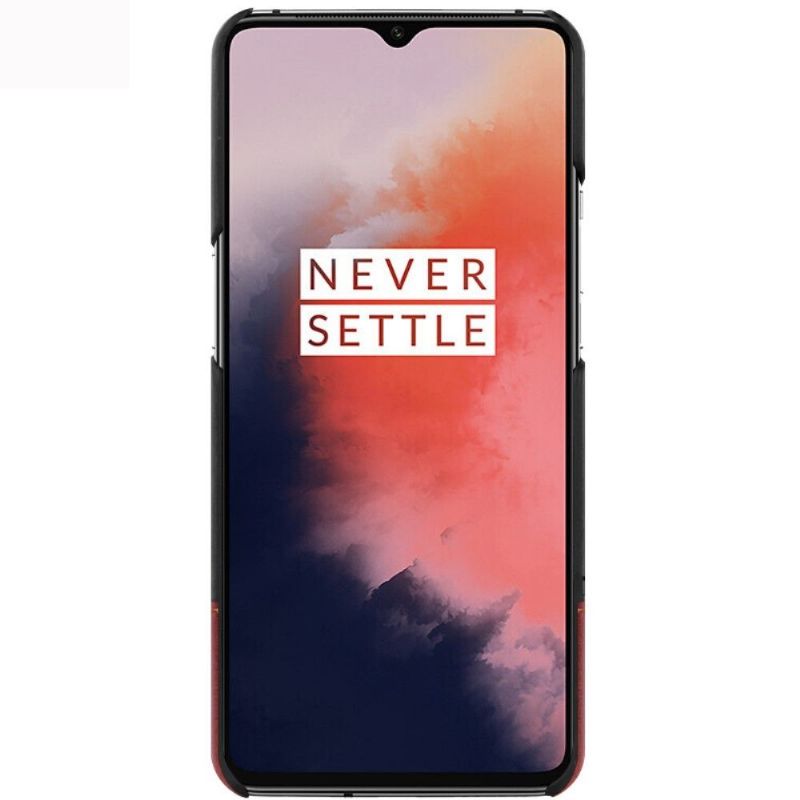 Deksel Til OnePlus 7T Imak Bicolor Imitert Skinn