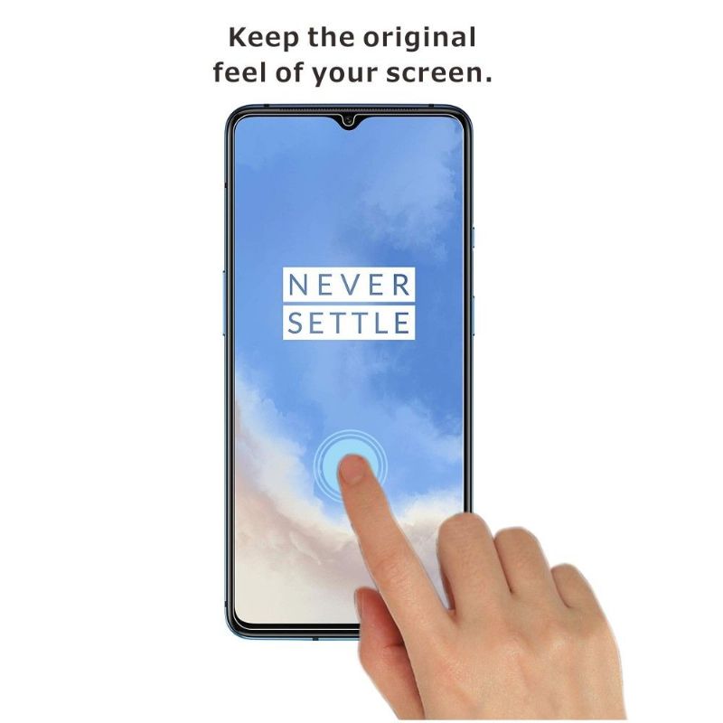 Oneplus 7T - Pakke Med 2 Filmer Av Herdet Glass