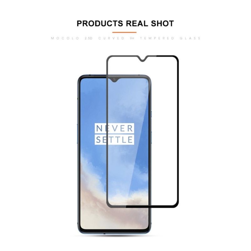 Oneplus 7T - Pakke Med 2 Herdet Glassfilmer I Full Størrelse