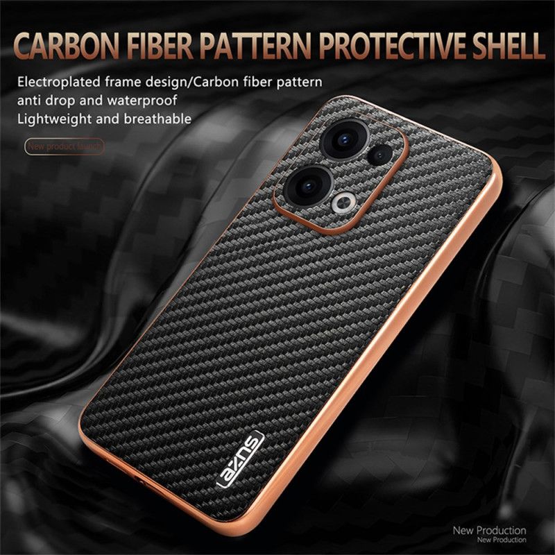 Deksel Oppo Reno 13 5g Børstet Karbonfiber Azns