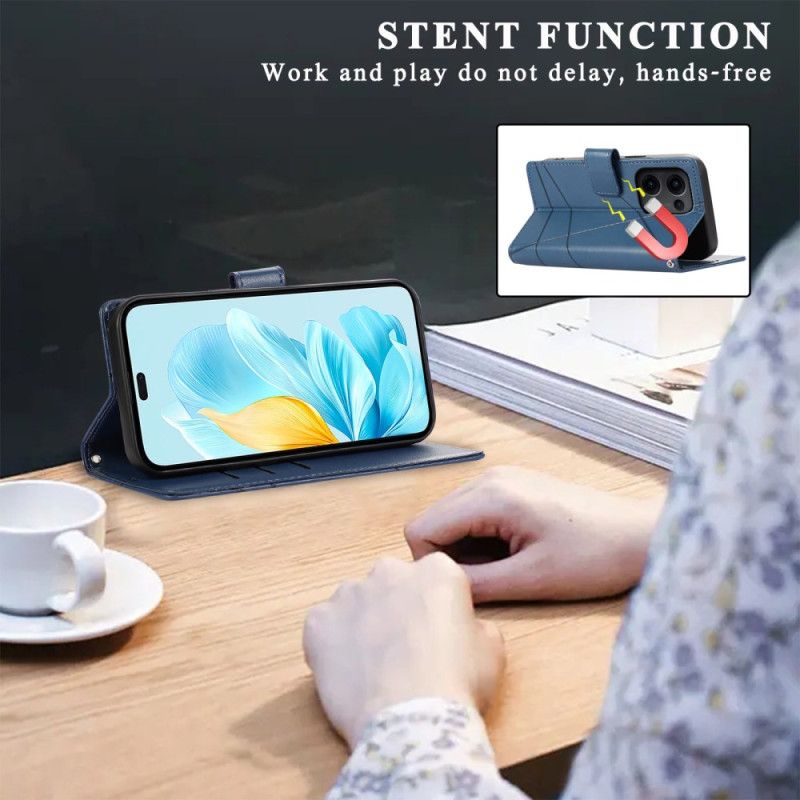 Folio Deksel Oppo Reno 13 5g Linjer