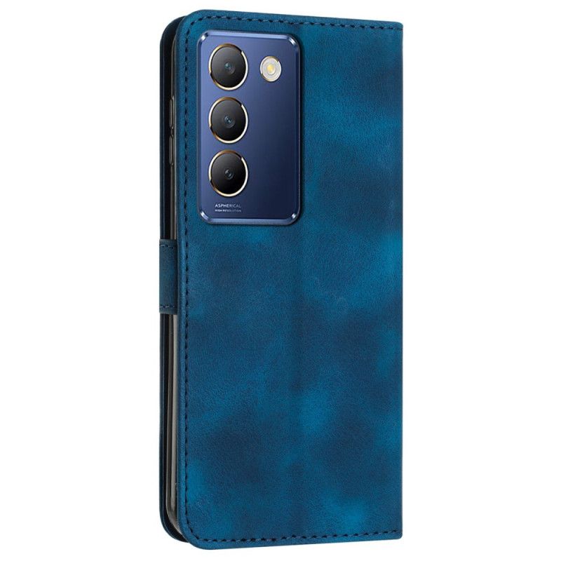 Folio Deksel Til Vivo V40 Se 5g Trekantede Stroppemønstre