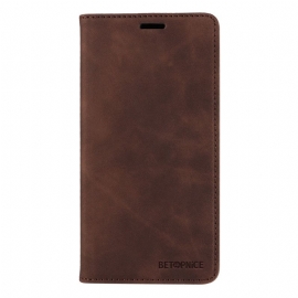 Folio Deksel Huawei Nova 13 Betopnice Lommebok Med Semsket Skinn Beskyttelse Deksel