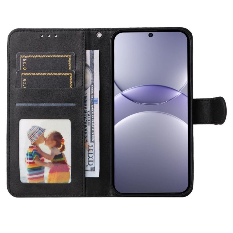 Folio Deksel Til Huawei Nova 13 Stropp I Kunstskinn