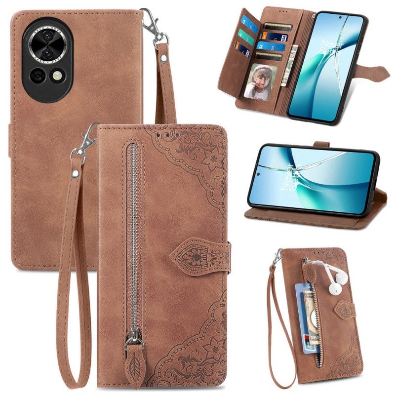 Lærdeksel Folio Deksel Huawei Nova 13 Blondetrykk