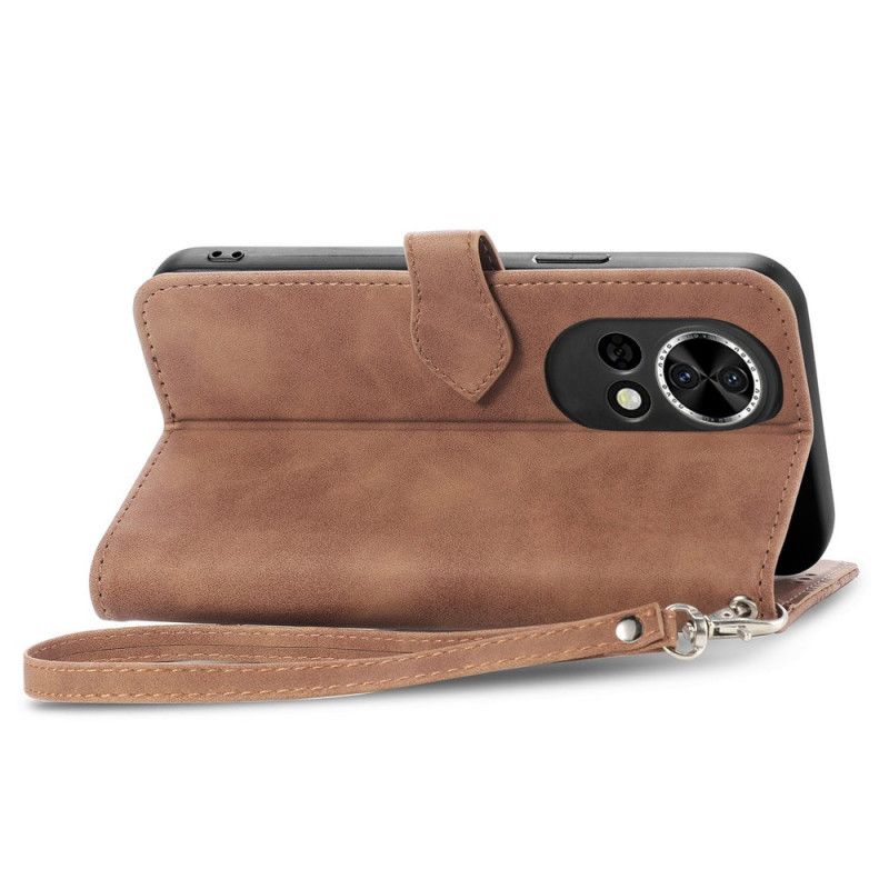 Lærdeksel Folio Deksel Huawei Nova 13 Blondetrykk