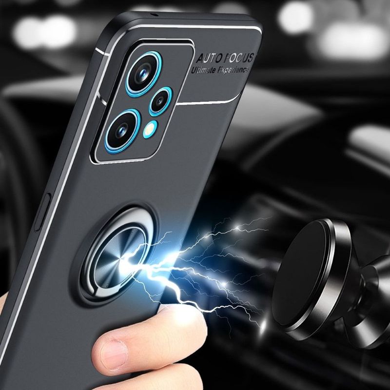 Deksel Til Realme 9 Pro Silikon Med Roterende Støtte