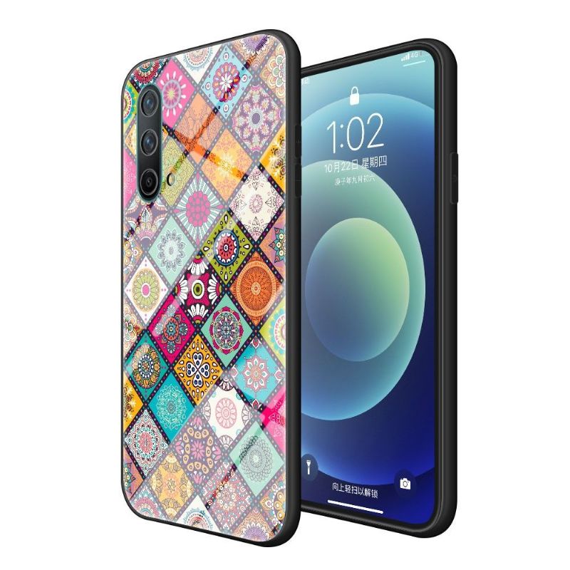 Mobildeksel Til OnePlus Nord CE 5G Mandala Kaleidoskop Med Stativ
