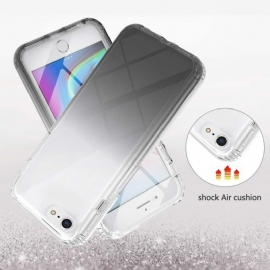 Deksel Til iPhone SE 2022 Klar Gradient Med Herdet Glass