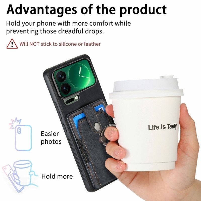 Deksel Til Xiaomi 17 Pro Max Kortholder Og Ringholder