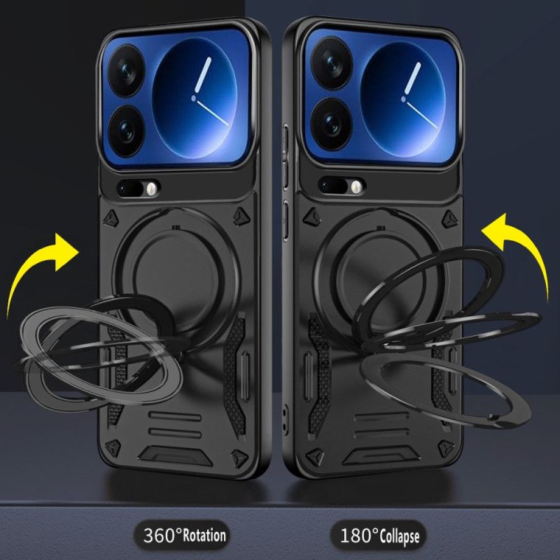 Deksel Til Xiaomi 17 Pro Max Magnetisk Med Roterende Stativ