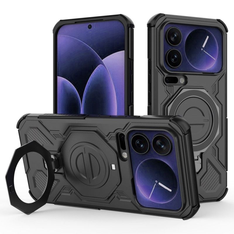 Deksel Til Xiaomi 17 Pro Max Magnetisk Med Roterende Stativ