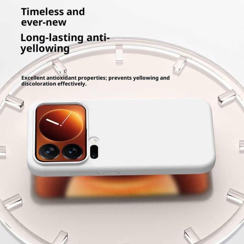 Deksel Xiaomi 17 Pro Max Flytende Silikon Beskyttelse Deksel