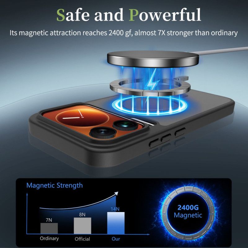 Deksel Xiaomi 17 Pro Max Frostet Hybrid Magnetisk