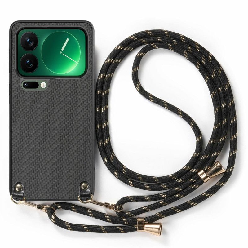 Deksel Xiaomi 17 Pro Max Karbonfibertekstur