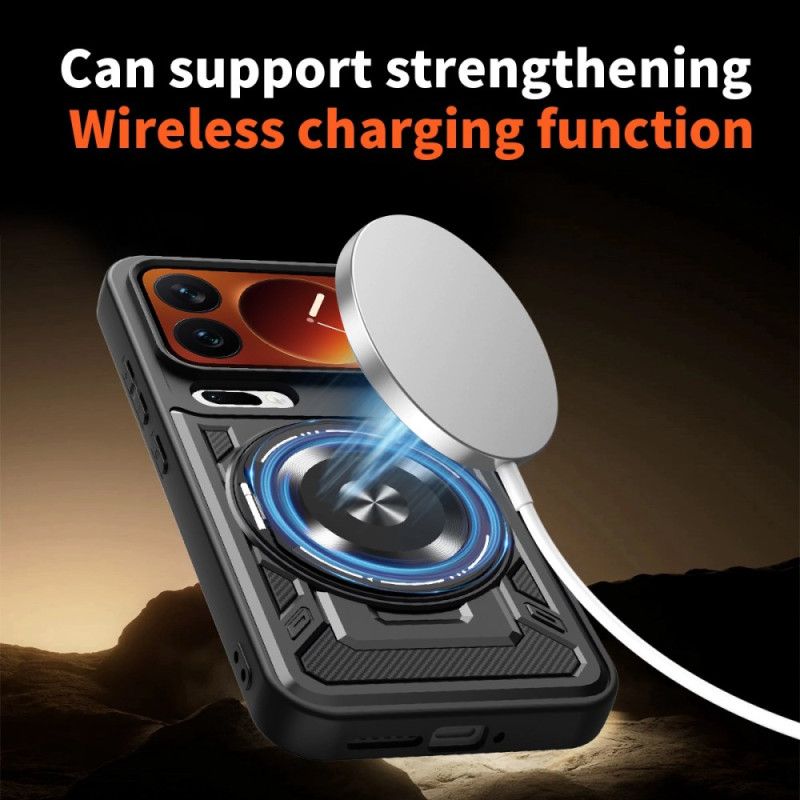 Deksel Xiaomi 17 Pro Max Magnetisk Med Roterende Stativ