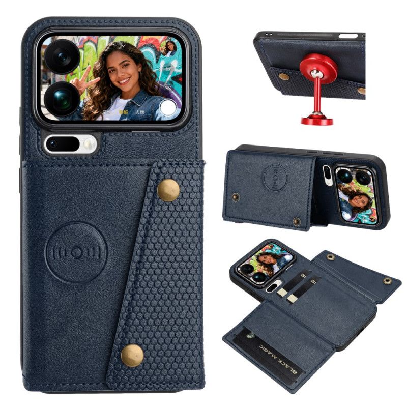 Deksel Xiaomi 17 Pro Max Mobildeksel Kortholder Med Læreffekt