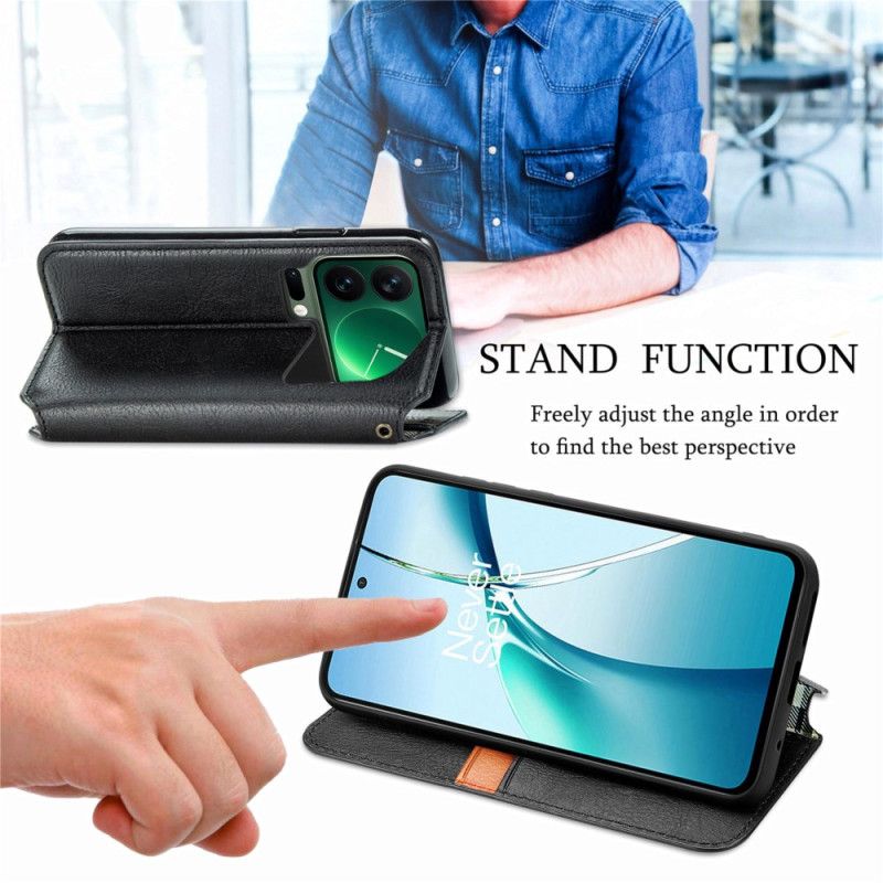 Folio Deksel Til Xiaomi 17 Pro Max Diamantmønster