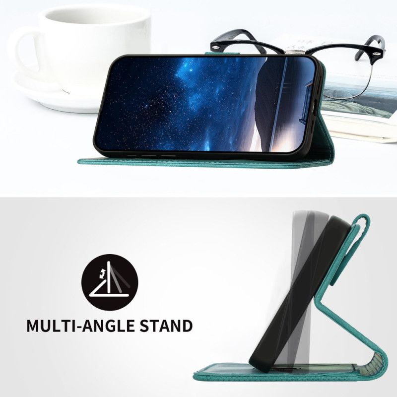 Folio Deksel Til Xiaomi 17 Pro Max Sommerfugl- Og Geometrisk Design