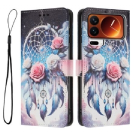 Folio Deksel Xiaomi 17 Pro Max Drømmefanger Og Roser