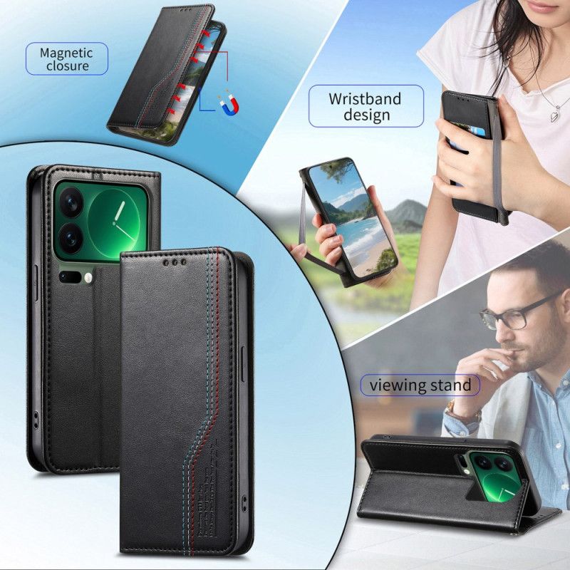 Folio Deksel Xiaomi 17 Pro Max Elastisk Håndleddsstropp