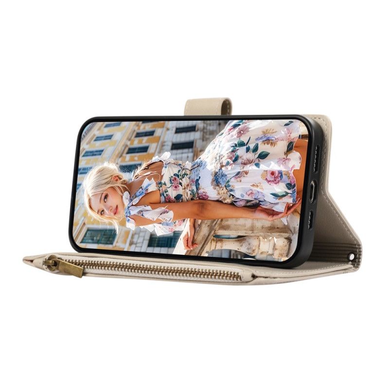 Folio Deksel Xiaomi 17 Pro Max Flere Kortspor Og Håndleddsstropp