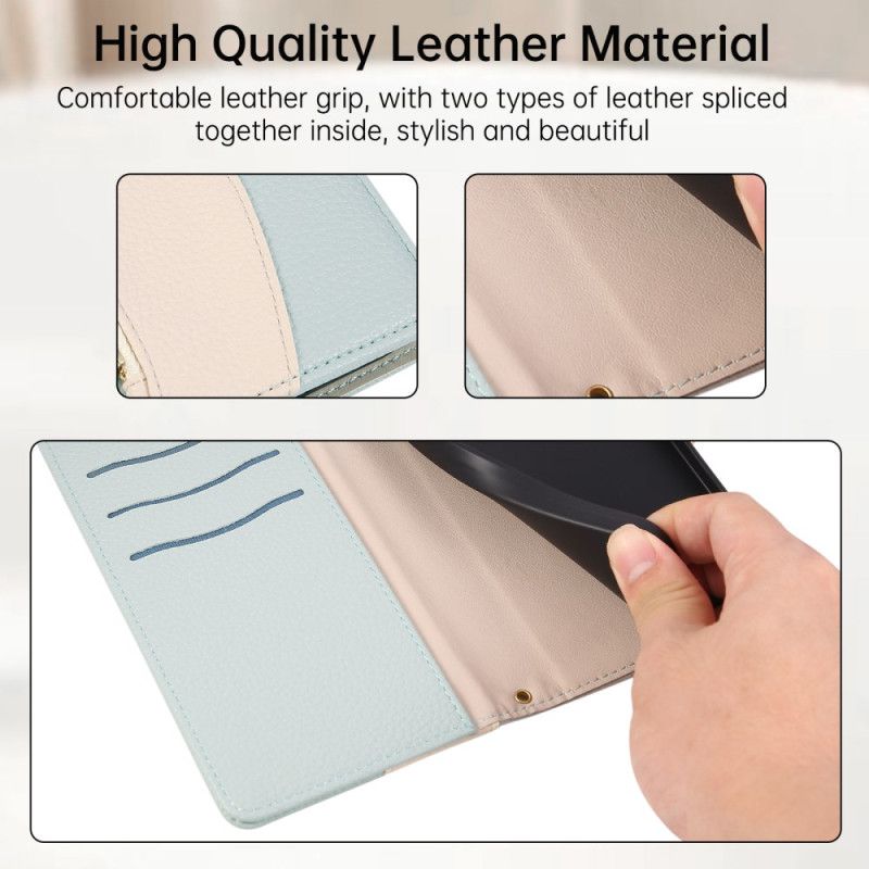 Folio Deksel Xiaomi 17 Pro Max Lommebok Med Glidelås Beskyttelse Deksel