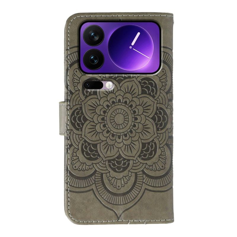 Folio Deksel Xiaomi 17 Pro Max Mandala Og Strass