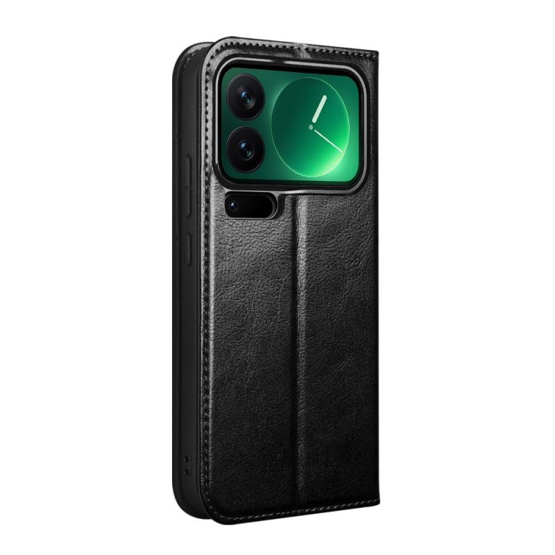 Folio Deksel Xiaomi 17 Pro Max Qialino Ekte Lær