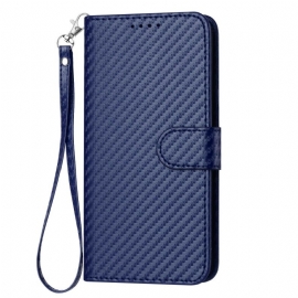 Folio Deksel Xiaomi 17 Pro Max Snor I Karbonfiber Beskyttelse Deksel