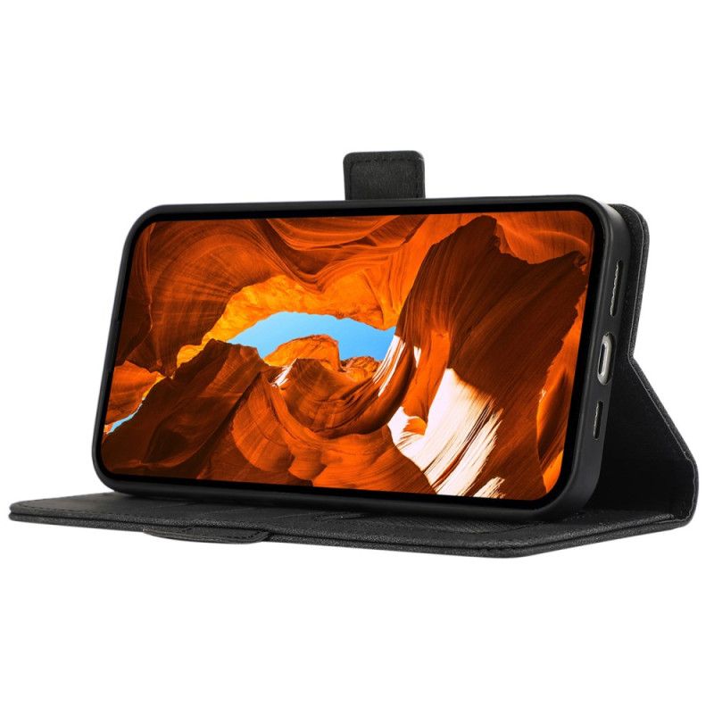 Lærdeksel Folio Deksel Xiaomi 17 Pro Max Abeel Semsket Skinneffekt